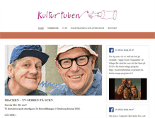 Tablet Screenshot of kulturtuben.se
